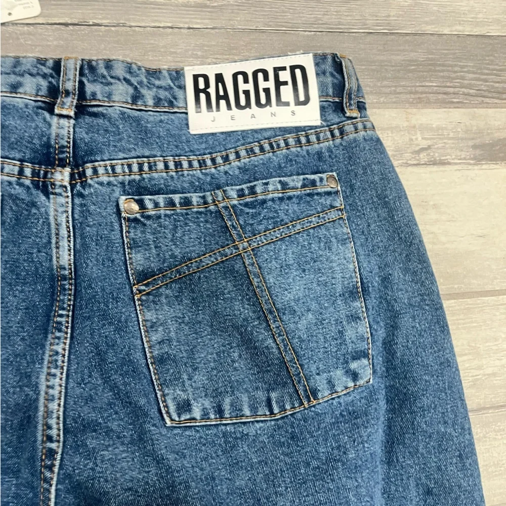 NWT Free People Ragged Baggy Skater Jeans Size 32 - Picture 5 of 9